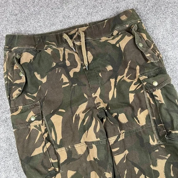 Polo Ralph Lauren Sweatpants Mens XL Green Camo Joggers Cargo Surplus Military - Picture 6 of 12